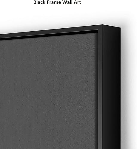 Paysage Abstrait Toile Peinture Mur Art Photos Prêt à Accrocher Impressions Grande Taille Moderne Salon Décoration 50x105cm/20x41in With-Black-Frame - Nail Gallerys