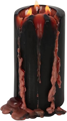 Something Different - Bougie Pilier Vampire Blood (Taille Unique) (Rouge/Noir) - Nail Gallerys