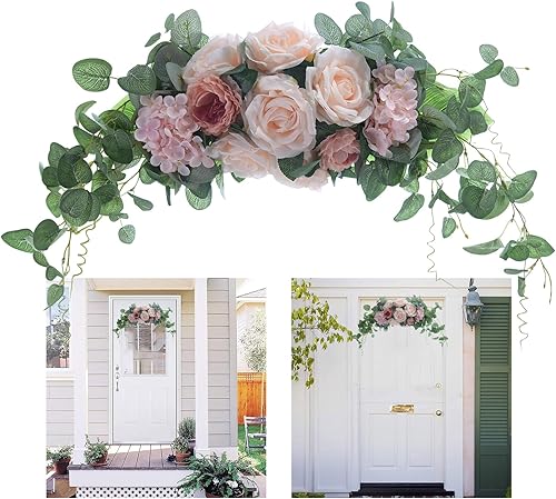 Couronne de mariage décorative pour salon, décoration murale, guirlandes, convient pour les portes et le salon - Nail Gallerys