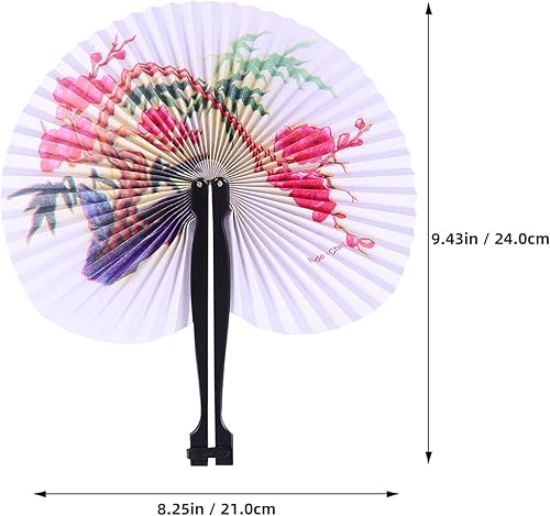 Operitacx Éventail pliable Japanese, éventail à main pliable, éventails portables pliables pour décorations de fête de mariage de festival - Nail Gallerys