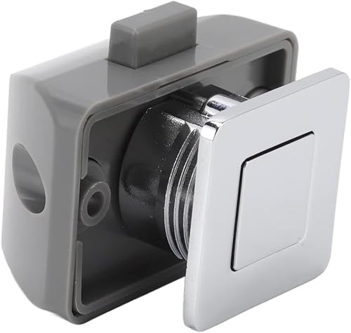 CENPEK Bouton-Poussoir de Placard Carré Boutons de Tiroir en Métal Loquet de Porte d'Armoire pour Bateaux Yachts Camping-Car Caravane RV Campeurs Marine - Nail Gallerys