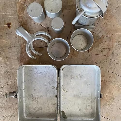 Kit de café de camping extra rare, machine à expresso portable de voyage avec tasses, ensemble de cafetière à expresso vintage nostalgique et à verser sur une cafetière, cadeau nostalgique pour les - Nail Gallerys