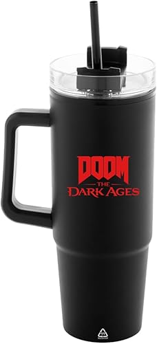 DPI Merchandising Doom : The Dark Ages Mug isotherme Bouclier Noir/Rouge - Nail Gallerys