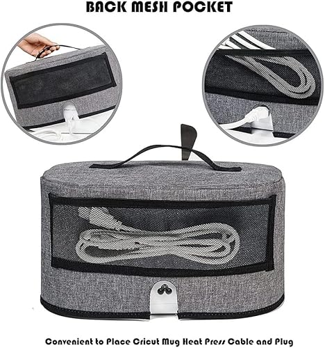 Wisyurt pour Presse-Tasse, Presse-Tasse, Accessoires pour Presse-gobelets avec Poche et arrière - Nail Gallerys