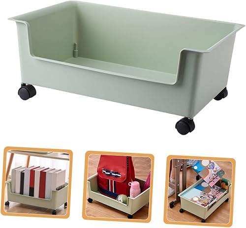 de Rangement bac de Rangement Livres bacs de Rangement bac de Rangement sur roulettes Organisateur de Stockage pour la Maison ça Peut bouger Chariot - Nail Gallerys