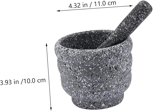 Garneck 1 Jeu Piler L'ail Et La Tasse De Médicaments Clou De Girofle Pesto D'ail Martèlement à L'ail Ensemble Ménage Protection De La Santé Et De L'environnement Pp - Nail Gallerys