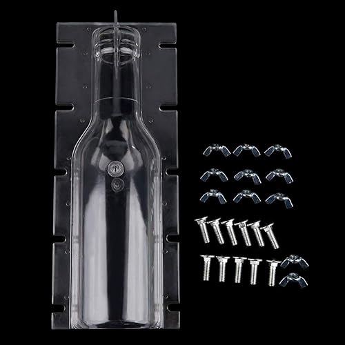 Moule à bougie en forme de bouteille de vin, bougie en plastique transparent, outil de bricolage, moules à bougie en silicone pour décoration de gâteaux, décoration de cupcakes, mariage au chocolat - Nail Gallerys