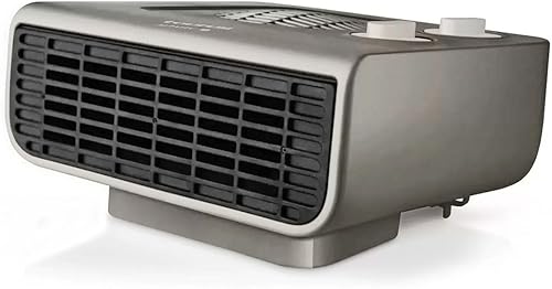 Taurus Tropicano Plug Heater - Mini radiateur électrique céramique 1500W, Léger et compact, Thermostat réglable, 2 puissances, Fonction ventilateur, Technologie PTC, Blanc - Nail Gallerys