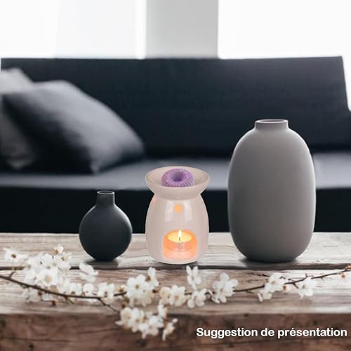 Lot de 8 Fondants de Cire parfumés Violette - 8 grammes pièce - Environ 8h de Combustion par Fondant - Parfum d'intérieur - Nail Gallerys