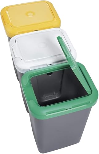 Tontarelli Triple corbeille de tri 75 l - Nail Gallerys