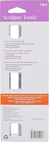 Artemio Sculpey Polyform Rouleau Acrylique, Autre, Transparent, 8,8 x 2,7 x 25,5 cm POASBAR - Nail Gallerys