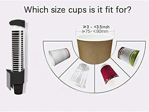 Phyachelo 1 Pièce Porte-Gobelet Jetable Distributeur Mural de Gobelet en Plastique Organisateur de Gobelet en Papier ou en Plastique - Nail Gallerys