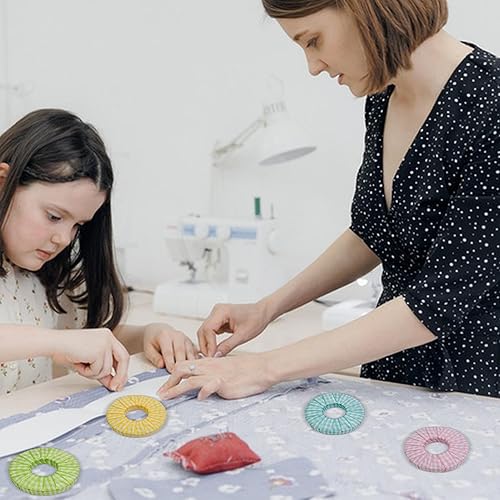 Poids de couture de tissu pour la coupe de motifs, poids de motif en fer pour la couture, la confection de vêtements, poids de tissu rond pour l'écriture, poids de coupe de papier pour la maison - Nail Gallerys