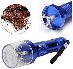 OUTLETISSIMO® Broyeur hachoir torche couleur bleu hachoir à tabac en aluminium électrique - Nail Gallerys