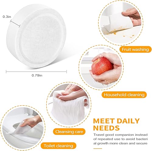 Popshyly 500 pièces serviette jetable pour serviettes compressées comprimés mouchoirs de voyage - Nail Gallerys