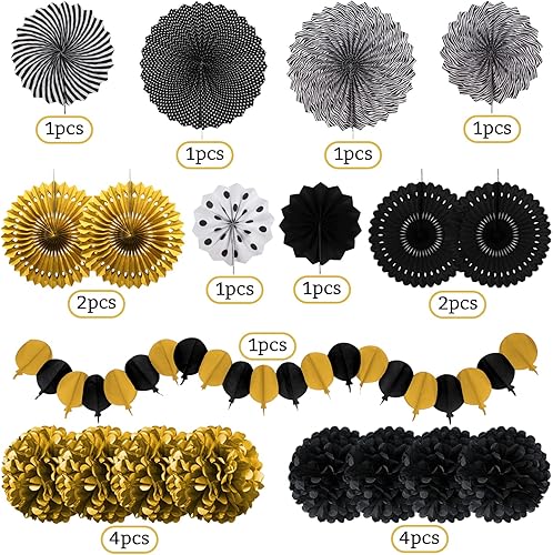 Recosis Décoration de fête jaune : pompons, fantaisie, guirlande pour Fiesta, baptême, fille, douche de bébé, mariage, anniversaire, festival - Nail Gallerys