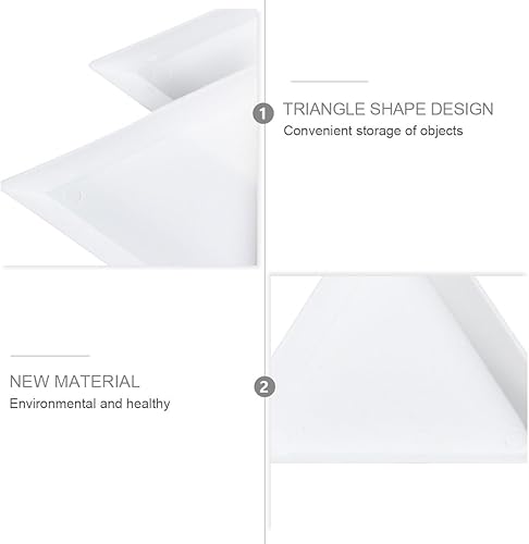 Healifty Plateaux de Tri de Perles Diamant Strass Plaque en Plastique Triangulaire Bijoux Plaques de Cueillette Nail Art Pointillé Outil de Stockage 20 Pcs - Nail Gallerys