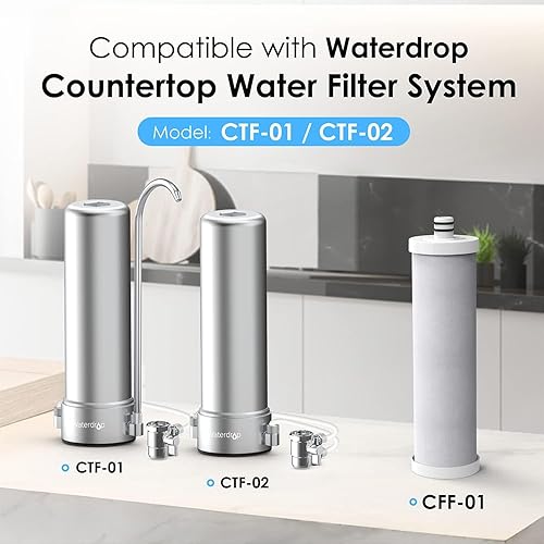 Waterdrop WD-CFF-01 Remplacement Filtre, Eau Filtre Robinet, 5 Etapes Robinet Eau Filtre, Durée Vie du Filtre plus Longue, Réduit les Métaux Lourds, le Mauvais Goût et Jusqu'à 99% du Chlore,1 Paquet - Nail Gallerys