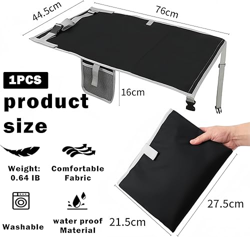 Lit Avion Enfant Rallonge de SièGe D'avion Repose Pied Avion Accessoires de Voyage Convient aux Enfants aux Tout-Petits et aux Bébés Essentiels de Voyage en Avion (Noir) - Nail Gallerys