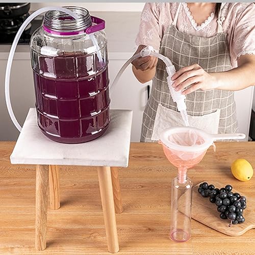 KLEHOPE Siphon Filtre Tube, Beertender Tube avec Filtre en Acier Inoxydable et Tuyau en Silicone de Qualité pour Brasser de la Bière et du Vin (Tuyau de qualité 1,5 m) - Nail Gallerys