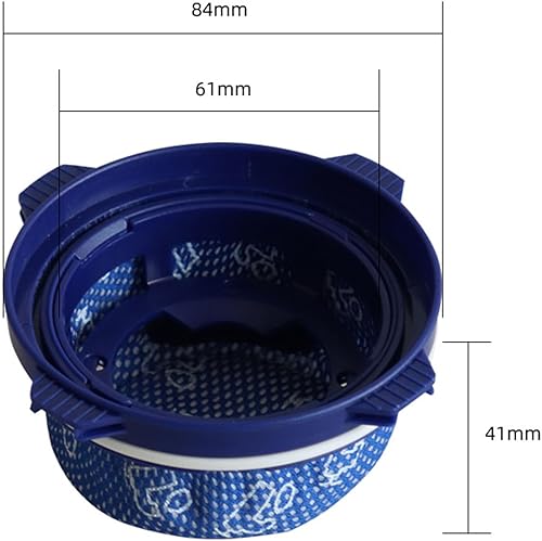 Filtre Hepa Jet75 Compatible avec Aspirateur Jet75 Jet90 Jet70 Jet75 Jet60 VS9000RL, Conception Efficace, Pièces de Filtre Lavables et Réutilisables Adaptées pour Jet 60 - Nail Gallerys