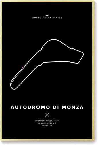 Art Mural Abstrait F1 Circuit De Voiture De Course Mise En Page Carte De Piste Affiche Et Impression Toile Peinture Photo Pour Salon DéCoration De La Maison Sans Cadre - Nail Gallerys