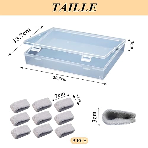 sonlpe 9 PCS Attache Couette, Attache Drap Housse, Pince Drap Housse sans Aiguille, pour Fixes Housses de Couette, Vêtements, Rideaux (Gris) - Nail Gallerys