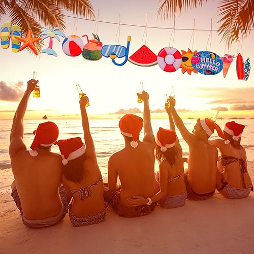 36 Pièces Ornements d'arbre d'été Ornements Suspendus en Bois Ornements d'arbre de Printemps avec Corde Fournitures de fête d'anniversaire Décorations d'été pour la décoration DIY - Nail Gallerys