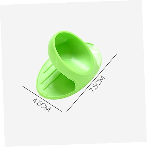 BESTonZON 3 Pièces Préhenseur De Plaque Chauffante Pinces De Cuisine Mini Gants De Cuisine en Silicone Pinces à Main pour Four à Micro-Ondes Pince à Clip Plat Anti-brûlure Doigtier - Nail Gallerys