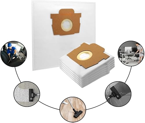 MisterVac | compatible avec les sacs d'aspirateur SG sacs de rechange 20 pièces Rowenta RO4721,RO4723,RO4762 Silence Force - Nail Gallerys