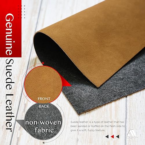 Cuir pleine fleur Soletec, feuille de cuir de vachette épais, pièces prédécoupées pour travaux manuels, outillage et couture, noir, 1,5-1,7 mm, 61 x 35 cm - Nail Gallerys