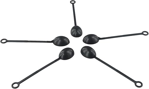 Lot de 5 cuillères pliables pour mesurer la poudre de fruits, la crème glacée, le lait et le thé, capacité de 15 g - Nail Gallerys