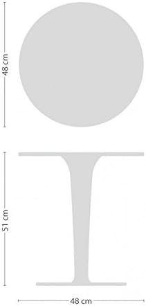 Kartell 8600B4 Table d'appoint Tip Top (Transparent) - Nail Gallerys