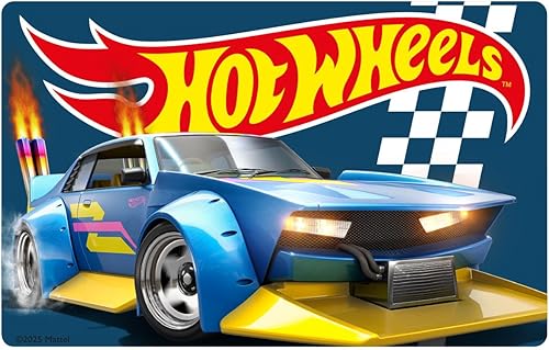 United Labels Hot Wheels - Blue Car - Boîte à déjeuner avec cloison - Rouge - Nail Gallerys