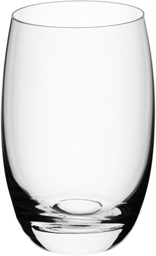 Gerlach 1760 Lot de 6 verres à boire 360 ml - Verres à eau - Passent au lave-vaisselle - Verres universels - Verres à jus - Flux transparent - Nail Gallerys