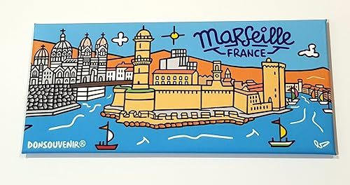 Marseille Aimant DÉCORATIVE. MODÈLE: Marseille Port. MAGNÉTIQUE Grand Format - Nail Gallerys