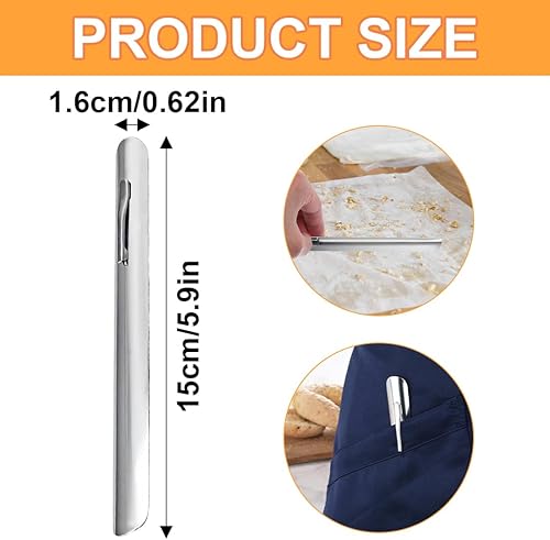 SULIUDAJI Ramasse Miettes Manuel Courbé, Ramasse Miettes de Table, Ramasse Miettes en Acier Inoxydable, Ramasse miettes de Table INOX Courbé, Ramasse Miettes de Table - Nail Gallerys