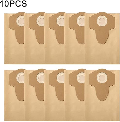 Lot de 10 sacs à poussière en papier de rechange pour aspirateur Parkside pour modèles d'aspirateur PNTS conçus pour s'adapter efficacement à diverses tâches de nettoyage - Nail Gallerys