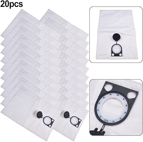 Kit de remplacement 20 sacs d'aspirateur pour Bosch GAS 15 pour modèles HP, GAS 15 PS et GAS 20 L SFC - Nail Gallerys