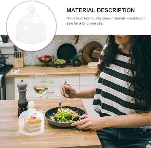 DOITOOL Cloche alimentaire en verre de 10 cm de diamètre pour gâteau, dessert, succulentes, souvenirs - Nail Gallerys
