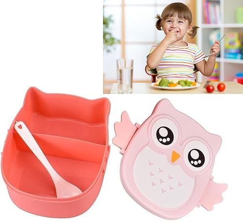 Lunch Box 1050 ml Rose Boîte à Lunch Box pour Enfants, Hibou Pique-nique, Micro-ondes et Lave-vaisselle Boîte à déjeuner pour adultes et enfants - Nail Gallerys