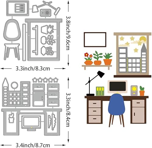 BENECREAT Matrices de Découpe de Violon Fleurs Feuilles Pochoirs de Gaufrage Modèle de Découpe pour la Fabrication de Cartes en Papier Décoration DIY Scrapbooking Album Artisanat Décor - Nail Gallerys