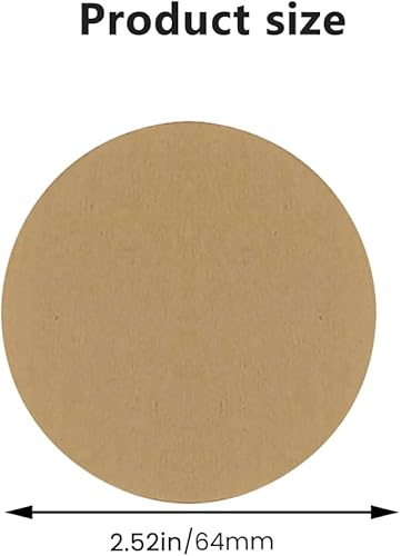Lot de 400 filtres à café ronds de 64 mm - Papier filtre à café de rechange rond jetable - Papier filtre à café pour infuser du thé et du café - Nail Gallerys