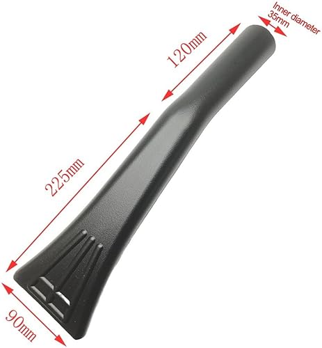 Suceur plat extra long en plastique noir pour aspirateur Karcher - Nail Gallerys