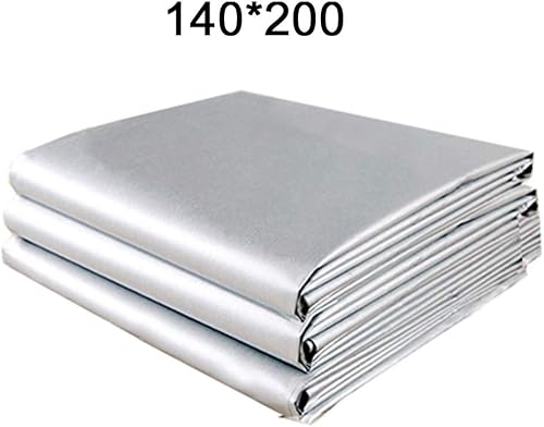 Doublure de Rideau Occultant à Isolation Thermique, Panneau de Fenêtre Argenté épais en Tissu Drapé avec Crochets pour Chambre (1.9x2M/74x78 Pouces) - Nail Gallerys