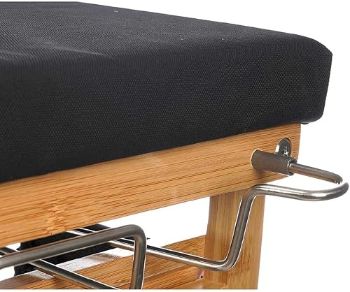 Table à Repasser Kipit 1443FL Bambou Noir Tissu Bambou - Marque : Kipit - EAN : 8430852997555 - Nail Gallerys