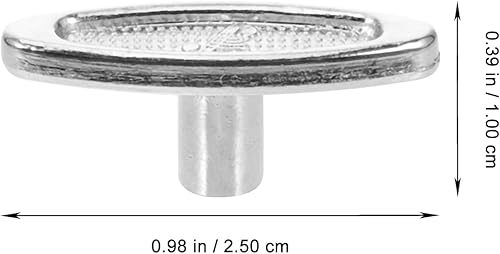 SUPVOX Lot de 8 clés de boîte à musique Argenté - Nail Gallerys