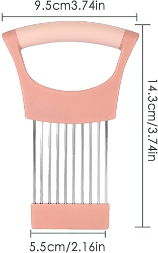 Fourchette À Oignon En Acier Inoxydable, Couteau À Oignon En Acier Inoxydable, Trancheuse À Oignon, Trancheur En Acier Inoxydable Pour Couper La Viande, Légumes, Fruits, Etc, Ustensiles De Cuisine - Nail Gallerys