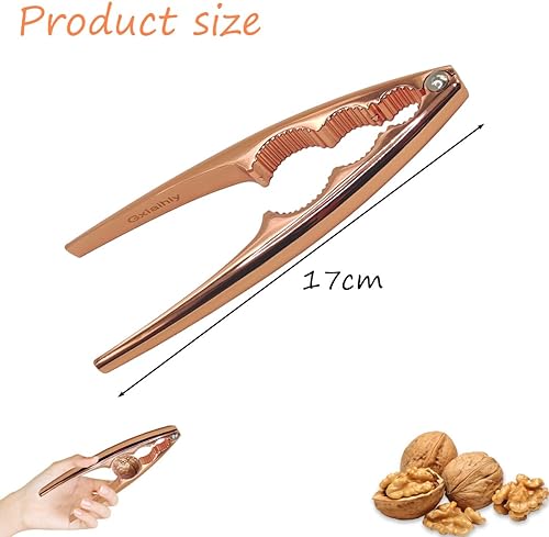 Casse Noix, Pinces à Noix, Casse Noix en Métal, Casse-Noisette, Pince à Noix en Métal, Casse-Noix, pour Noix, Châtaignes, Noisettes, Amandes ou Autres Noix, Fruits de mer - Nail Gallerys