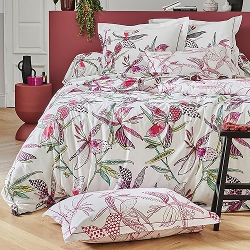 Linnea Taie d'oreiller 65x65 cm Coton PÉNÉLOPE Rose - Nail Gallerys